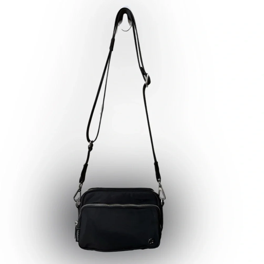 Lululemon Athletica Black Messenger Bag